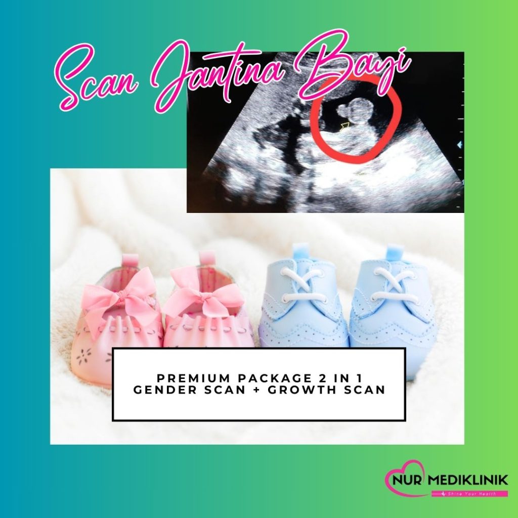 Nur Mediklinik Premium Package 2 in 1 - Gender scan and growth scan di Tawau Sabah