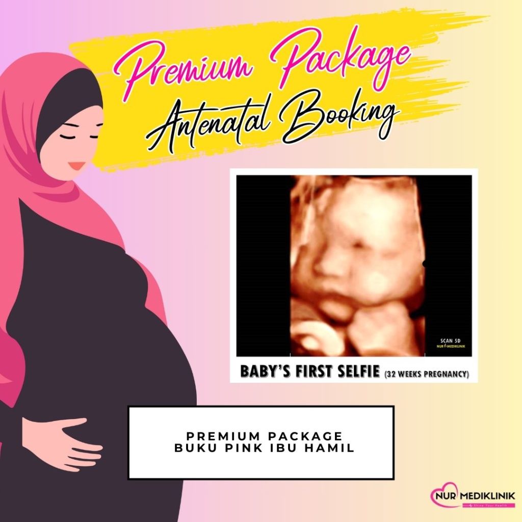 Premium Package - Antenatal Booking Nur Mediklinik - Buku Pink Ibu Hamil Di Tawau Sabah